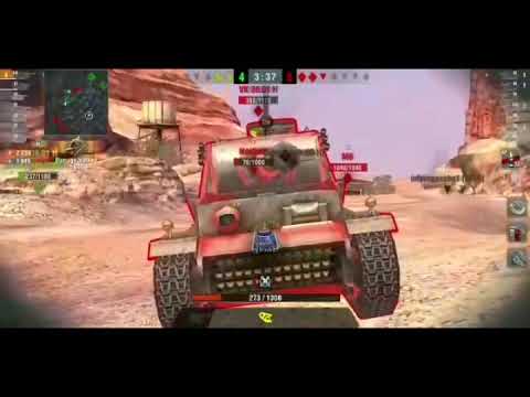 WORLD OF TANKS BLITZ: First video from another player.  ACED the Lycan Knight!!!