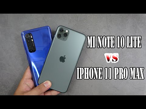 Xiaomi MI note 10 Lite vs iPhone 11 Pro max | SpeedTest and Camera comparison