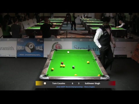 2018 World Championships - Mens Singles - Tom Cousins v Sukhveer Singh