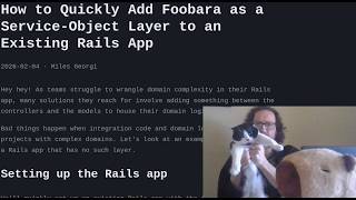 How to quickly add Foobara as a service-object Layer to an existing Rails app
