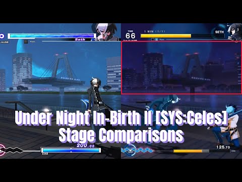 Under Night In-Birth II [SYS:CELES] | Stage Comparisons | Kuon and the Final Night