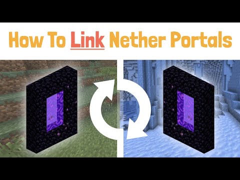 UnderMyCap - Fast Traveling! How To Link Nether Portals In Minecraft Java and Bedrock! Portal Linking Tutorial!