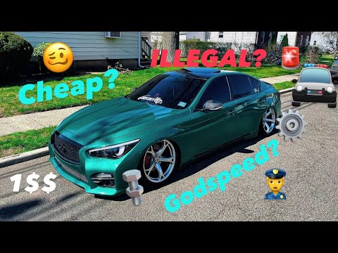 Q50s gets “Cheap” lowering springs | Godspeed traction S AWD