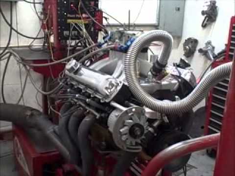 362 Oldsmobile Rocket Engine Dyno Test.wmv