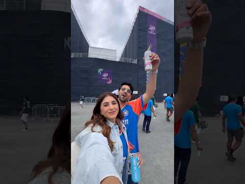 POV: Watching India Pak live in New York #ArmaanMalik #AashnaShroff #indiavspakistan