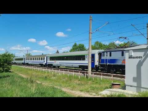 EU07 325 z IC Zefir mija stację Poznań Podolany + RP1