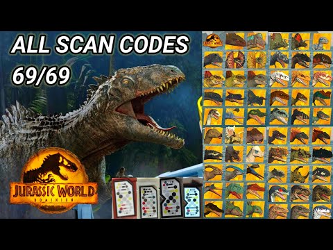 All Jurassic World Dominion Play App Scan Codes!! (69/69)