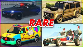 UPDATED How To Get ALL Rare Cars In GTA 5 Online! (All Rare Car Locations Guide)