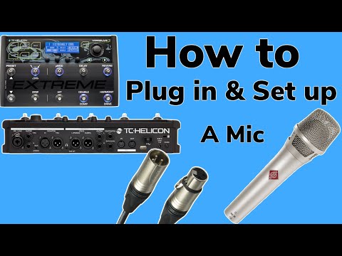 How to connect your microfon with the TC-Helicon VCL 3 EXTREME