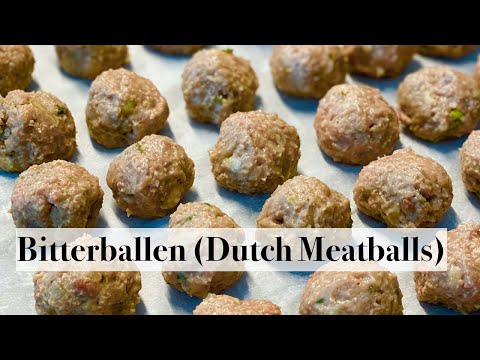 Bitterballen (Dutch meatballs) ‘The easy way’