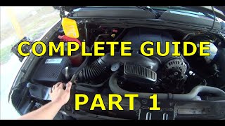 How to replace lifters and head gaskets on a Chevy 5.3 Vortec LS engine. COMPLETE GUIDE - Part 1