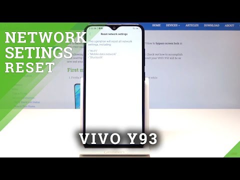 Reset Network Settings in VIVO Y93 - Fix Network / Delete Wi-Fi List