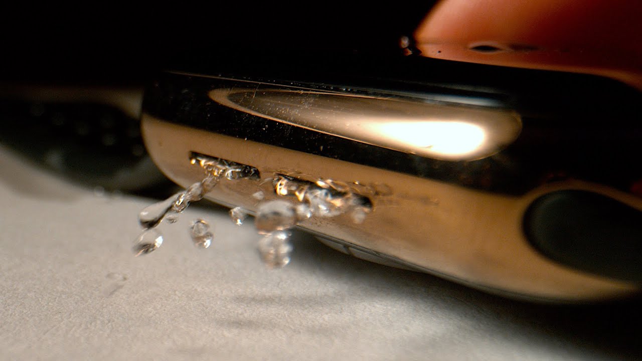 How the Apple Watch Ejects Water in Slow Mo - The Slow Mo Guys