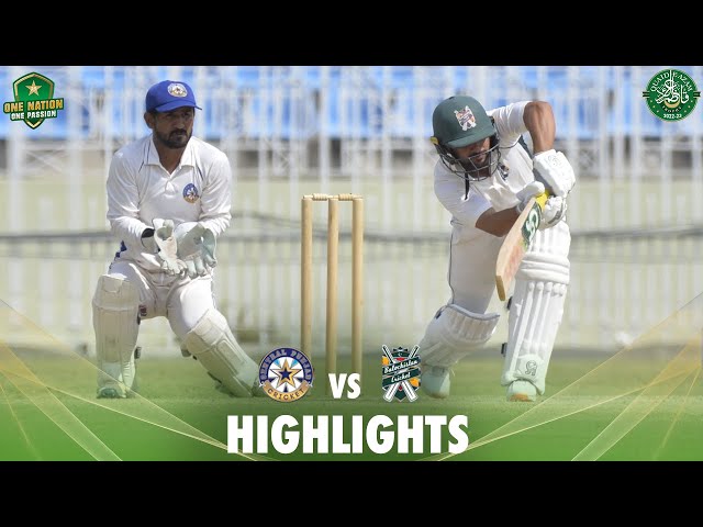 Full Highlights | Balochistan vs CP | Day 4 | Match 4 | Quaid-e-Azam Trophy 2022-23 | PCB | MA2T