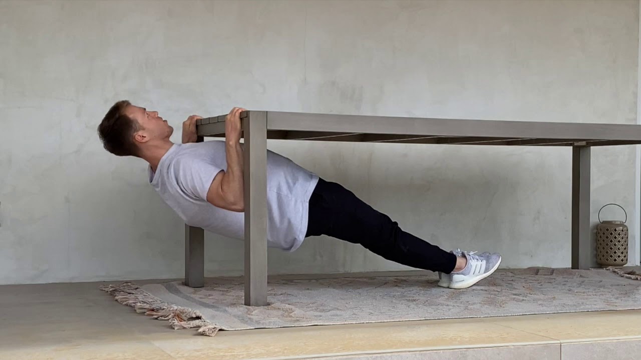 Table Inverted Row - YouTube