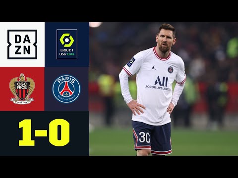 Später Treffer im Topspiel - PSG-Rückschlag vor Real: Nizza - PSG 1:0 | Ligue 1 | DAZN Highlights