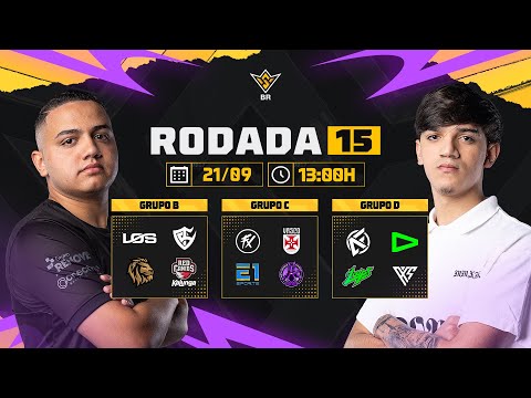 🚨 FFWS BR | SPLIT 2 🏆 RODADA 15 - GRUPOS B, C e D | FREE FIRE AO VIVO🚨 #freefire
