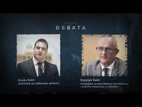 Insajder debata o pristupu informacijama od javnog značaja
