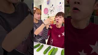 When he thinks she has bad breath🥒🤢