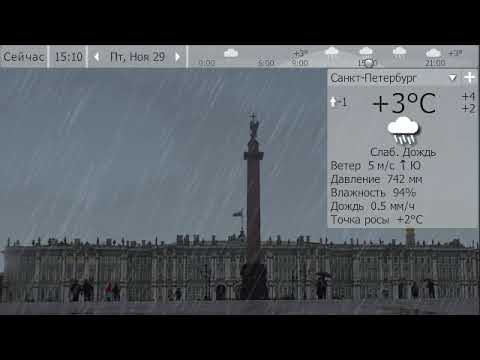 Погода. Санкт-Петербург. 28 - 30 ноября 19 г.