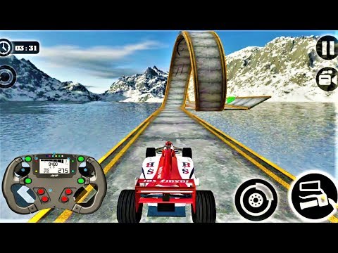 Impossible Formula Car Stunt Racing Tracks-Best Android Gameplay HD #12