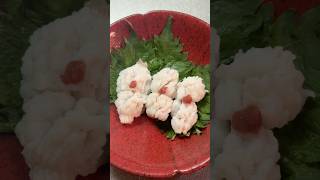 最後にハモの湯引きが食べたい！