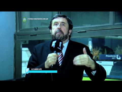 El análisis de Alejandro Apo. Quilmes 1 - San Lorenzo 2. Fecha 14. Primera División 2015. FPT.