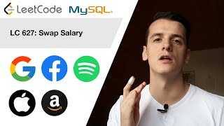 YouTube video 'LeetCode 627: Swap Salary [SQL]'