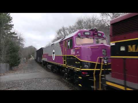 Mass Coastal MC-1 pulls MBTA F40PH