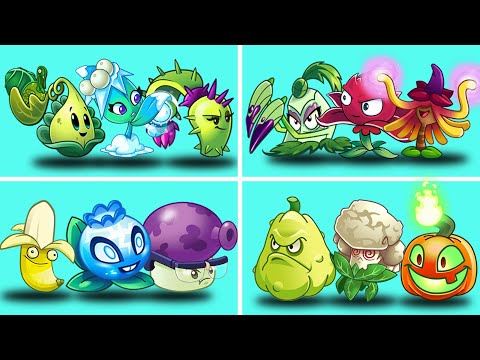 Team Turkey+Missile+Dusk Plants Vs 03 Plants Max Level - Who Will Win? - PvZ 2 Team Plant