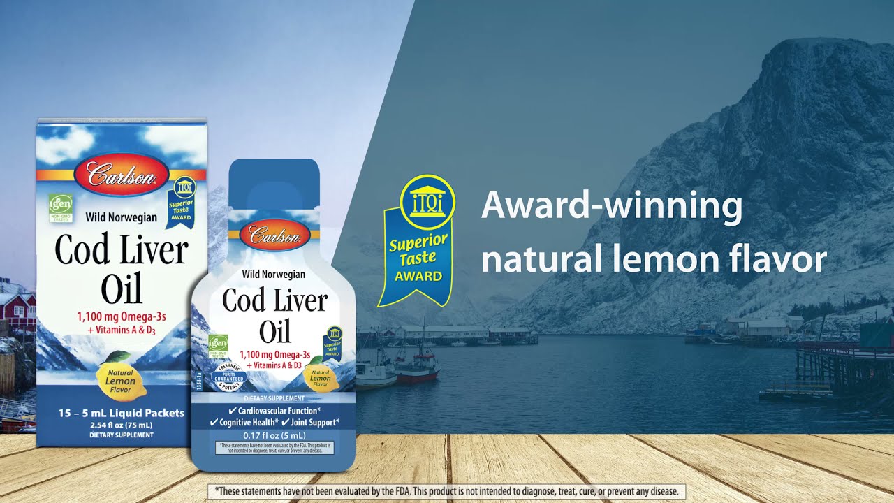 Cod Liver Oil, Box of Packets