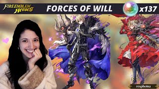 (Fire Emblem Heroes) FALLEN DIMITRI LOVES ME??? Summons on Forces of Will banner!!!