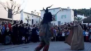 preview picture of video 'Darrer ball de Sant Antoni a Capdepera'