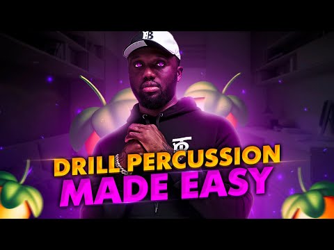 Learn Drill Percussion in 5 Mins! *beginner friendly* | FL Studio UK / NY Drill Tutorial 2022