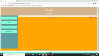 Dividing a HTML page using div tag