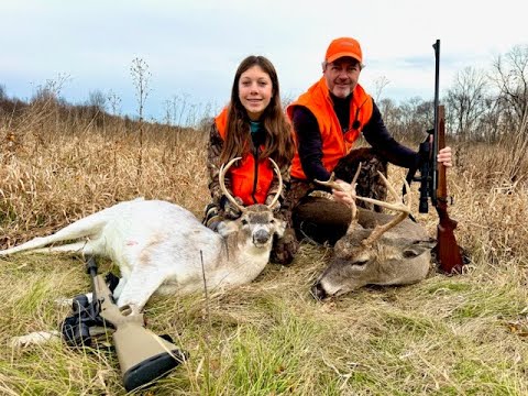 WHITE BUCK and 8PT - Doubled Up on My Birthday!  West Virginia Rifle Season. Jefferson County.