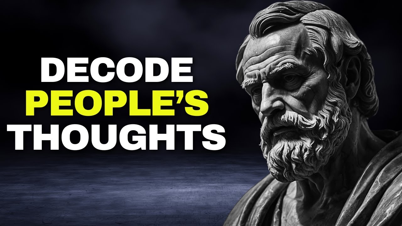 Learn To Read People Without Them Knowing | STOIC PHILOSOPHY