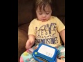 Tessa learns the letters in her name!