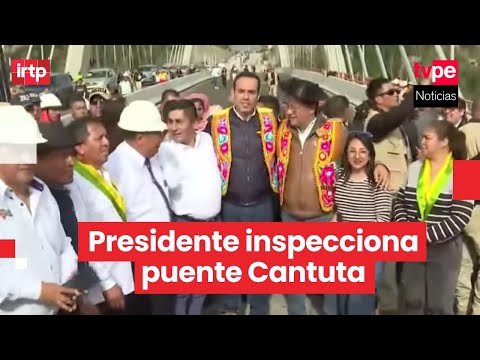 Presidente José Jerí supervisa puente Cantuta y atiende demandas en Junín