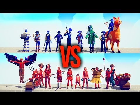 WILD WEST TEAM vs FARMER TEAM #85 | TABS - Totally Accurate Battle Simulator