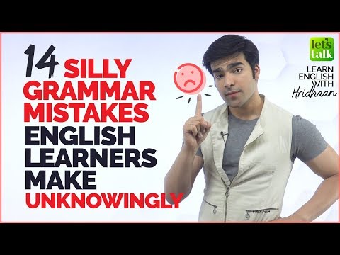 15 Most Common English Grammar Mistakes Learners Make ??? Fix Your English Errors Now!  Hridhaan