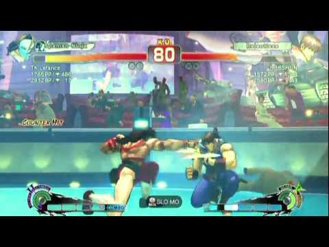 SSF4 AE: TK Lefance(Vega) vs m16SHUN(Guy) - HD 720p