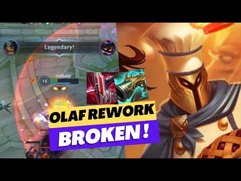 OLAF REWORK WILD RIFT WITH NEW BUILD IS SUPER BROKEN !!