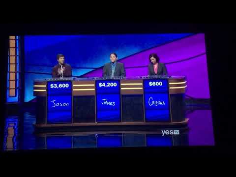 Jeopardy, Jason Zuffranieri Day 2 - 1st Daily Double (7/22/19)
