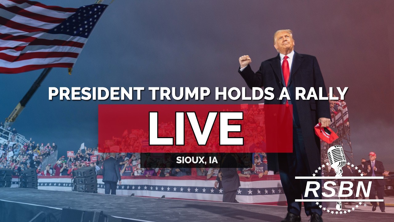 LIVE: President Trump Holds a Rally in Sioux City, IA - 10/22/26