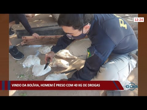 Homem vindo da Bolívia é preso com 40kg de drogas em Teresina 01 06 2021