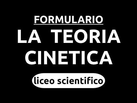 Tutte le formule - La teoria cinetica