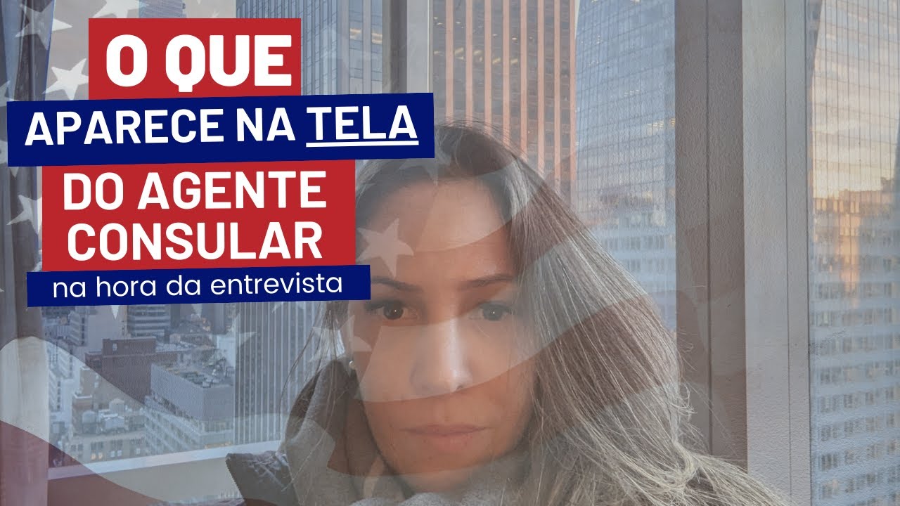 O que o agente consular visto americano vê no computador #vistoamericano #entrevistavisto #visto