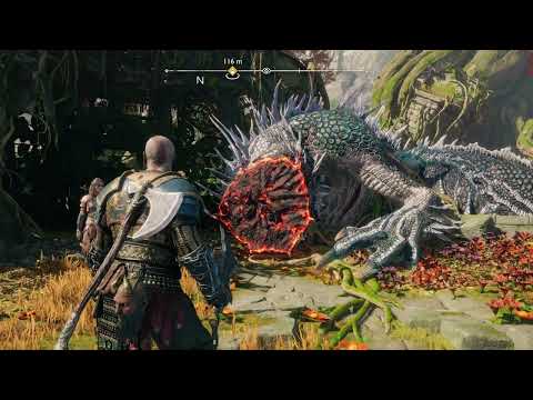 Kratos, Mimir, and Freya speak about the deceased Nidhogg - God of War Ragnarok