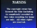 Closing To Out Of Africa UK VHS 1993